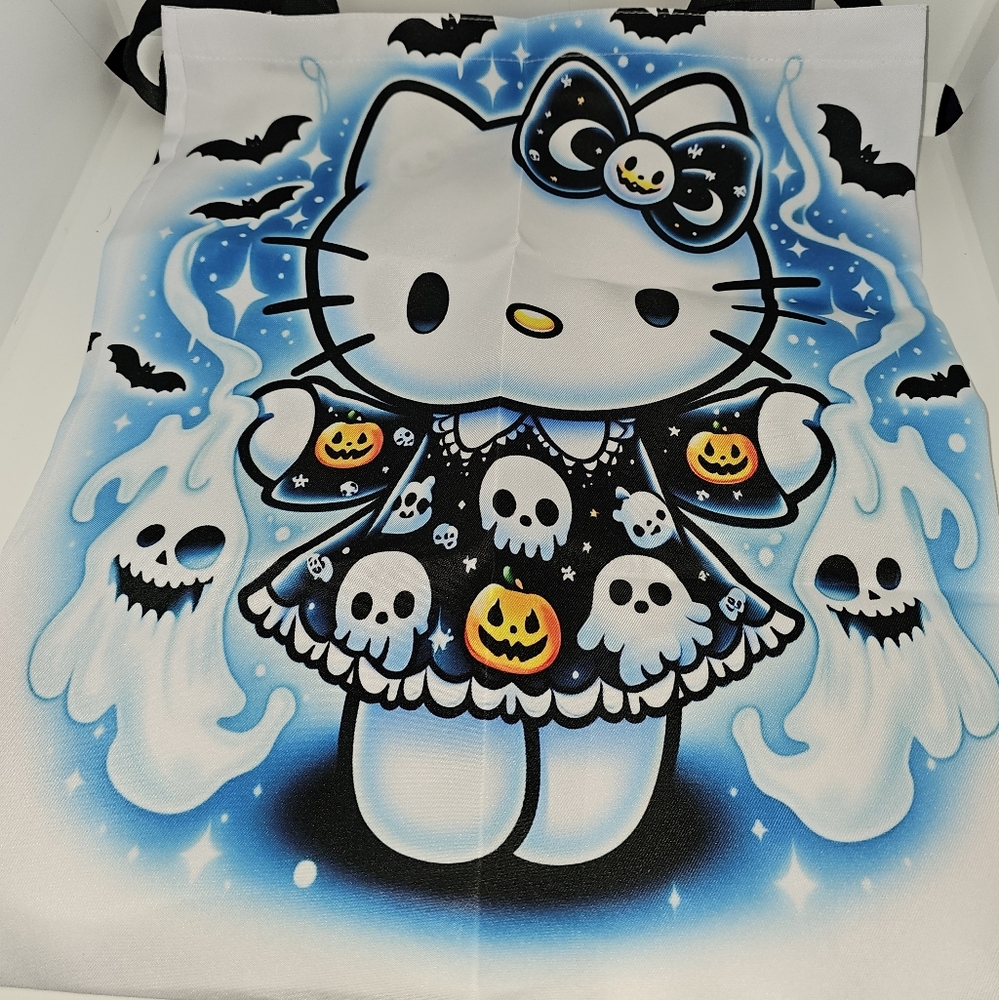 Festive Cat Themed Tote. Choose Halloween Or Christmas. Unused.